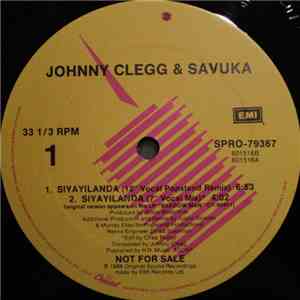 Johnny Clegg & Savuka - Siyayilanda album