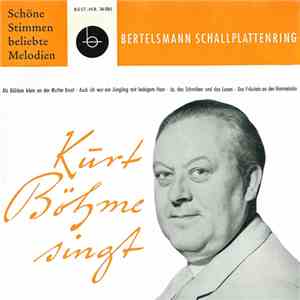 Kurt Böhme - Kurt Böhme Singt album
