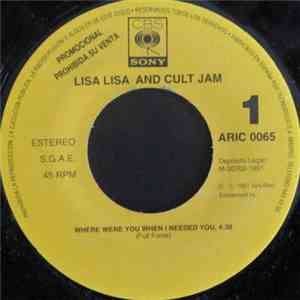 Lisa Lisa And Cult Jam - Where Were You When I Needed You album