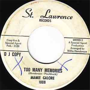 Mamie Galore - Too Many Memories / Have Faith In Me album