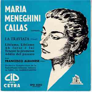 Maria Callas - Arie Per Soprano Dall'Opera La Traviata album