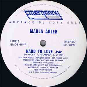 Marla Adler - Hard To Love album
