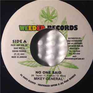 Mikey General - No One Said album