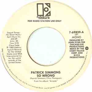 Patrick Simmons - So Wrong album