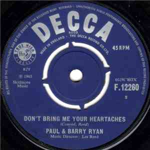 Paul & Barry Ryan - Don't Bring Me Your Heartaches album