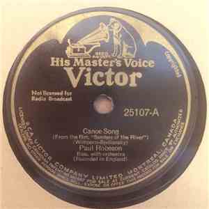Paul Robeson - Canoe Song / Love Song album