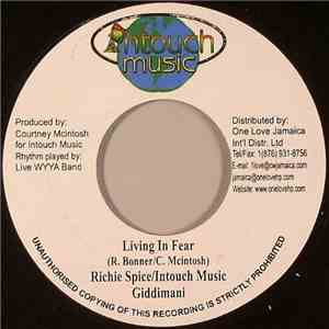 Richie Spice - Living In Fear album