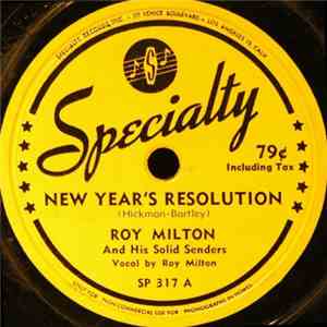Roy Milton & His Solid Senders - New Year's Resolution / Porter's Love Song album