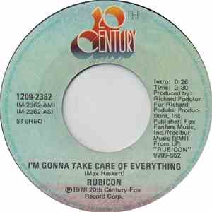 Rubicon  - I'm Gonna Take Care Of Everything / That's The Way Things Are album