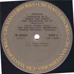 Stern - Ormandy, Philadelphia Orchestra - Sibelius - Violin Concerto / Karelia Suite album