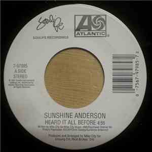 Sunshine Anderson - Heard It All Before album