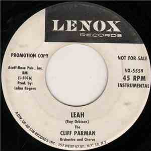 The Cliff Parman Orchestra And Chorus - Leah / Rumors album