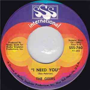 The Geers - I Need You album