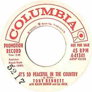 Tony Bennett - It's So Peaceful In The Country / Being True To One Another album