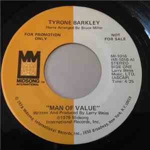 Tyrone Barkley - Man Of Value album