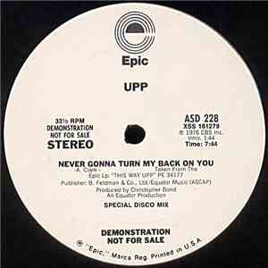 UPP - Never Gonna Turn My Back On You album