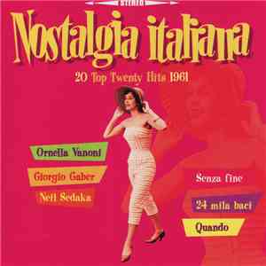 Various - Nostalgia Italiana - 20 Top Twenty Hits 1961 album