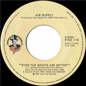 Air Supply - Even The Nights Are Better album