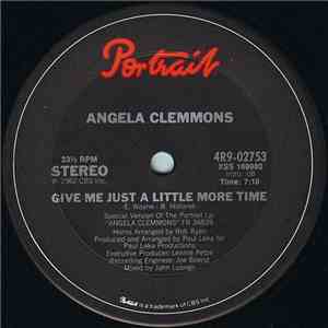 Angela Clemmons - Give Me Just A Little More Time album