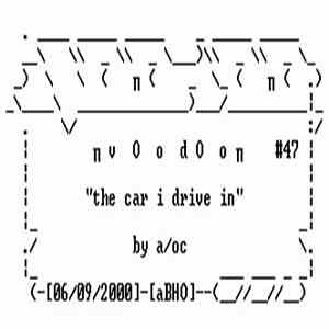 A/oc - The Car I Drive In album