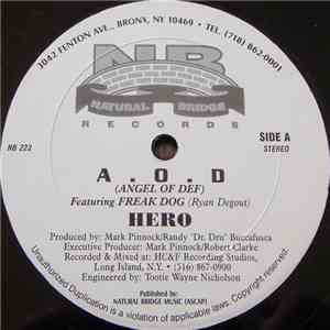 A.O.D. (Angel Of Def) Feat Freak Dog  - Hero / Step To The Dread album