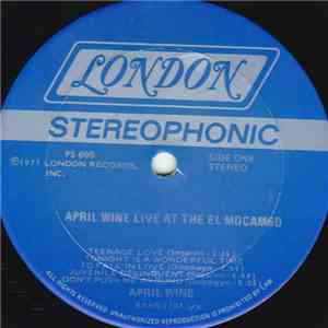 April Wine - Live At The El Mocambo album