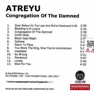 Atreyu - Congregation Of The Damned album