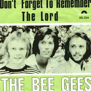 Bee Gees - Don't Forget To Remember / The Lord album