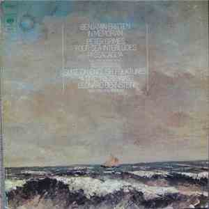 Benjamin Britten, Leonard Bernstein, The New York Philharmonic Orchestra - In Memoriam album