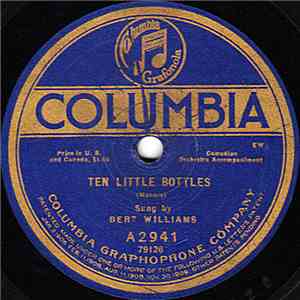 Bert Williams - Ten Little Bottles / Unlucky Blues album