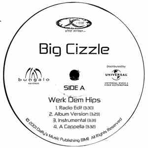 Big Cizzle - Werk Dem Hips / Tongue Rings album