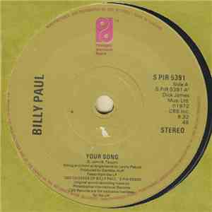 Billy Paul - Your Song album