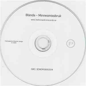 Blända - Minnesmissbruk album