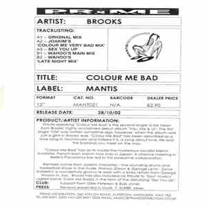 Brooks - Colour Me Bad album