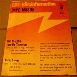 Dave Mason - Will You Still Love Me Tomorrow album