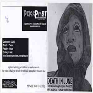 Death In June - 30th Anniversary European Tour 2011 - Live In Athens (11th Of December) album