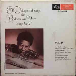 Ella Fitzgerald - Ella Fitzgerald Sings The Rodgers And Hart Song Book – Volume IV album