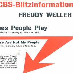 Freddy Weller - Games People Play / These Are Not My People album