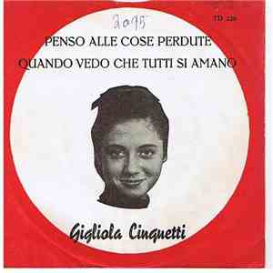 Gigliola Cinquetti - Penso Alle Cose Perdute album