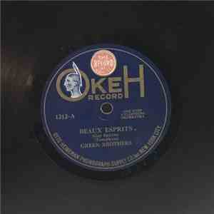 Green Brothers, Okeh Dance Band - Beaux Esprits / Sliding Sid album
