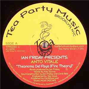 Ian Friday Presents Anto Vitale - Theorema Del Faya (Fire Theory) album