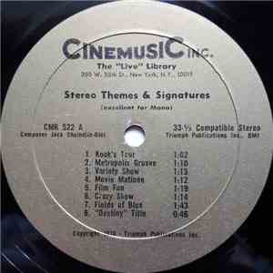 Jack Shaindlin - Stereo Themes & Signatures / News Signatures - Closings (Stingers) album