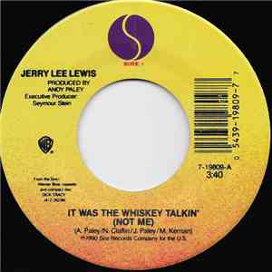 Jerry Lee Lewis - It Was The Whiskey Talkin' (Not Me) album