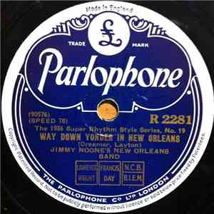 Jimmy Noone's New Orleans Band - Way Down Yonder In New Orleans / Sweet Georgia Brown album