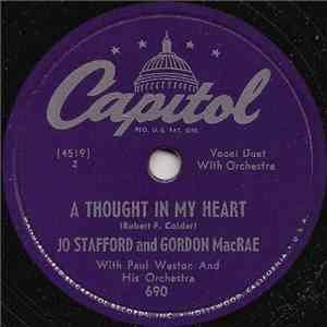 Jo Stafford & Gordon MacRae - A Thought In My Heart / Whispering Hope album