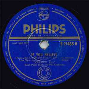 Johnnie Ray With Percy Faith And His Orchestra - If You Believe / Alexander's Ragtime Band album