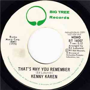 Kenny Karen - That's Why You Remember album