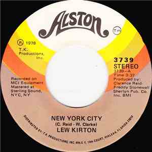 Lew Kirton - New York City / Let Me Up Off My Knees album