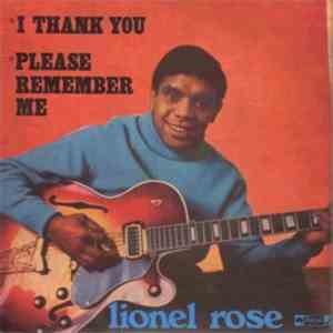 Lionel Rose - I Thank You album