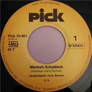 Ländlerkapelle Carlo Brunner - Martheli-Schottisch / Hand Auf's Herz album